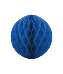 Marinblå honeycomb boll, 20 cm