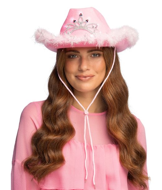 Pink cowboyhat LED