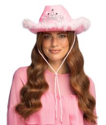 Pink cowboyhat LED