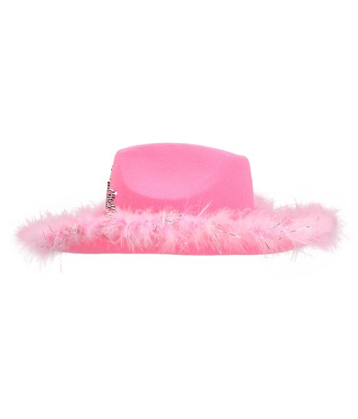 Pink cowboyhat LED