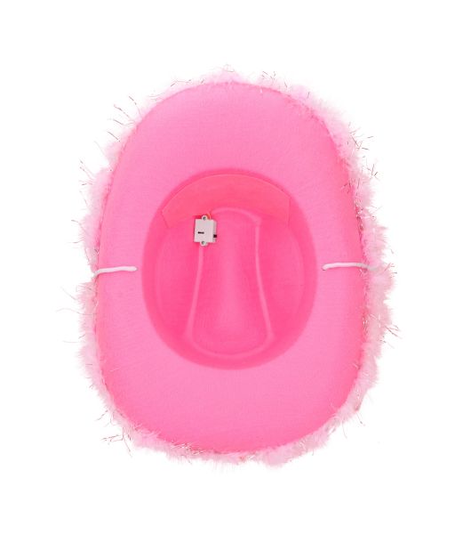 Pink cowboyhat LED