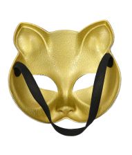 Guld disko katmask
