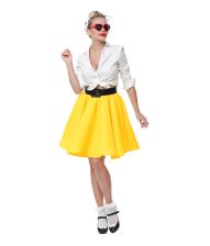 Rock´n roll skirt gul
