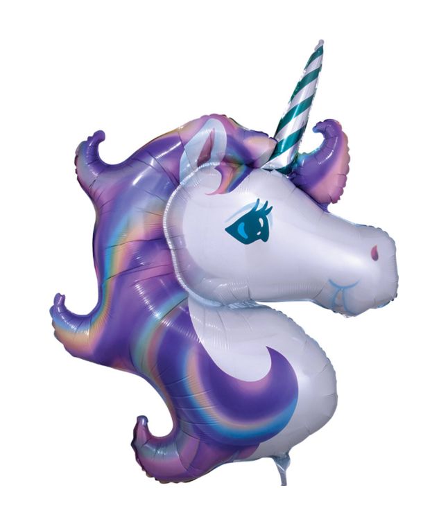 Unicorn Lilla folieballon