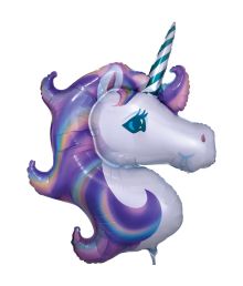 Unicorn Lilla folieballon