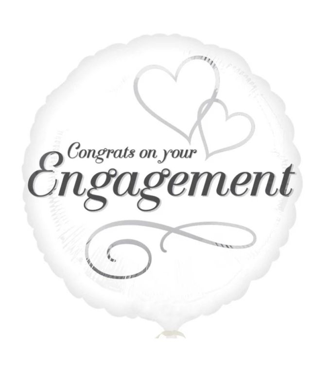 Engagement folieballon 43 cm