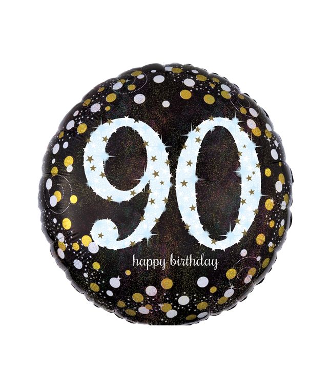 Folie ballon Sparkling 90 år