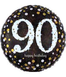 Folie ballon Sparkling 90 år