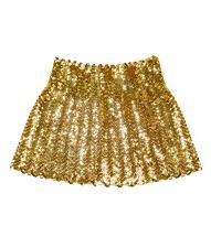 Guld paillet nederdel