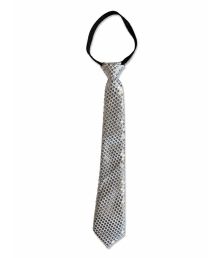 Silver paljettslips