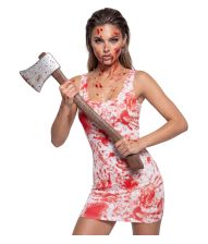 Blodig klänning till halloweenfesten