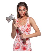 Blodig klänning till halloweenfesten