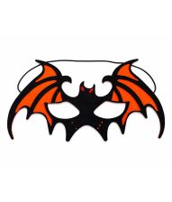 Filt flagermusmaske Orange