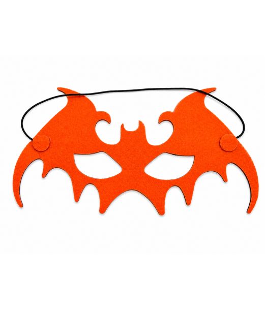 Filt flagermusmaske Orange