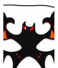 Filt flagermusmaske Orange