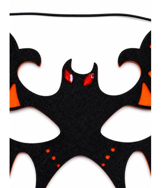 Filt flagermusmaske Orange