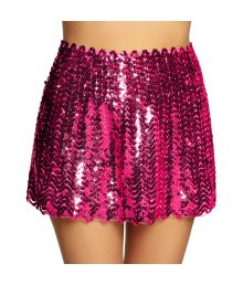 Fuchsia nederdel M/L