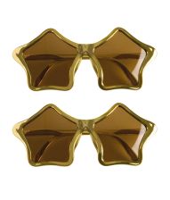 Stjernebrille guld 2 par