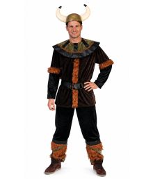 Nordisk vikingamaskeraddräkt för män.