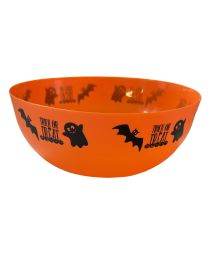 Orange halloween skål 24x10 cm