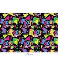 The 80's dug 137x274 cm.