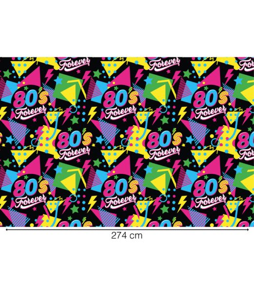 The 80's dug 137x274 cm.