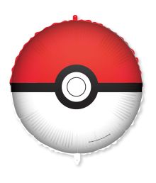 Pokeball folieballon, 46cm