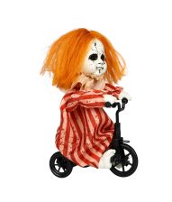 Dukke på cykel 