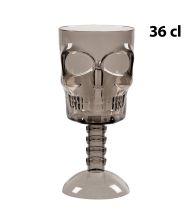 Glas med dödskalle, 36 cl