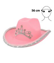 Pink LED cowboy hat barn