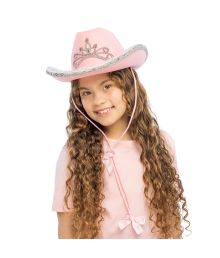 Pink LED cowboy hat barn