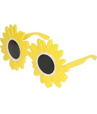 Gula blommor i glasögon