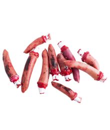 Afrevne finger til halloween.