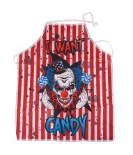 Läskig clownförkläde
