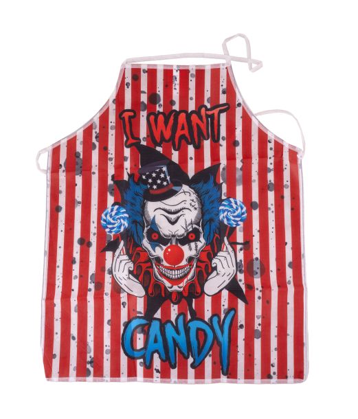 Läskig clownförkläde