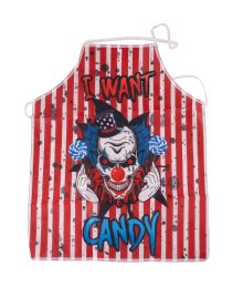 Läskig clownförkläde