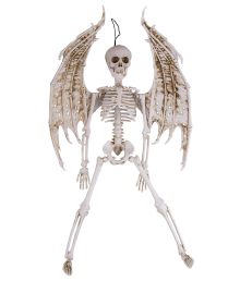 Hängande skelettängel, 46 cm