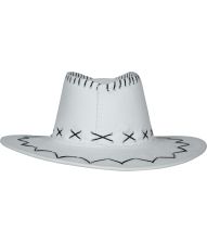 Vit cowboyhatt för barn.