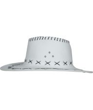 Cowboyhat barn hvid