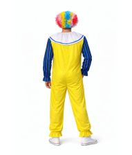 Läskig clownkostym för män.
