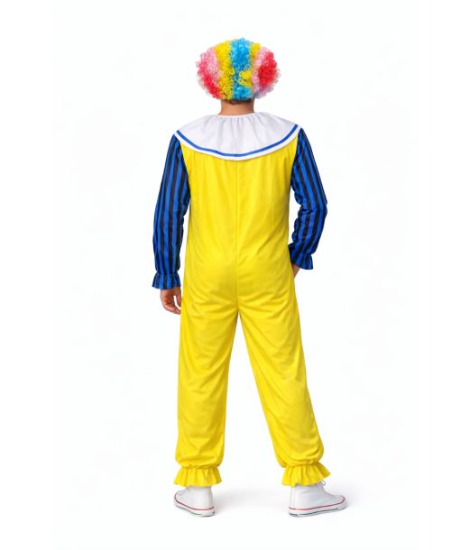 Läskig clownkostym för män.