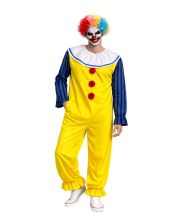 Läskig clownkostym