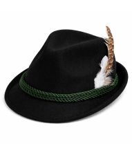 Svart Oktoberfest hatt