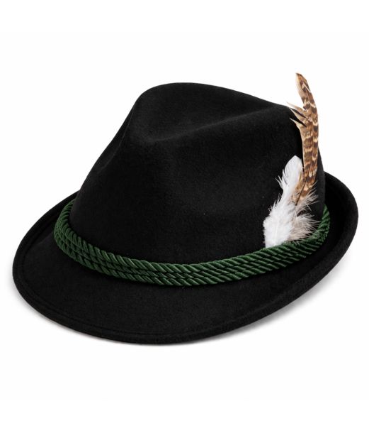 Svart Oktoberfest hatt