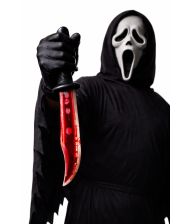 Blodig kniv m blod i