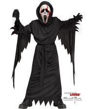 Ghost Face-maskeraddräkt med blödande mask
