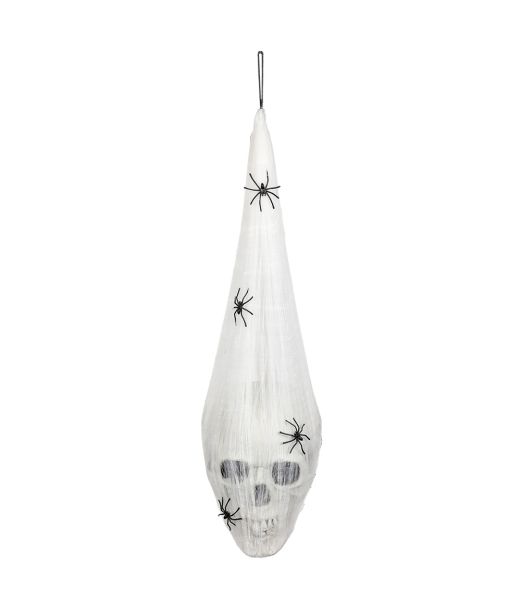 Spider web with skull LED
