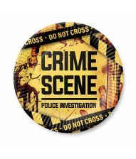 Crime scene tallerken 6stk