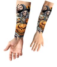Græskar og heks tattoo