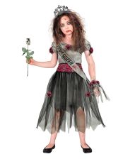 Zombie Prom Queen maskeraddräkt för flickor